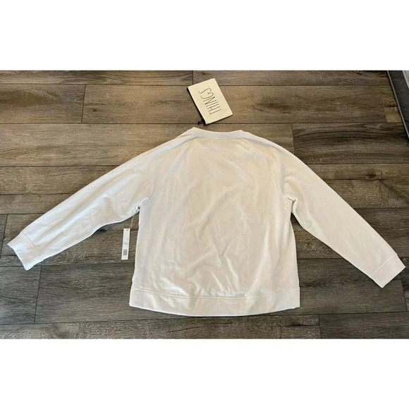 Rae Dunn Sweatshirt Shirt Cream Pink HOPE Extra Large XL New - Picture 4 of 5